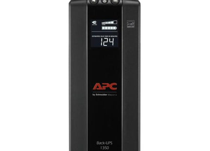 UPS APC PRO BX 1350VA TORRE COMPACTA 120V AVR LCD 10 TOMACORRIENTE NEMA 5 SOBRETENSIONES BX1350M-LM60