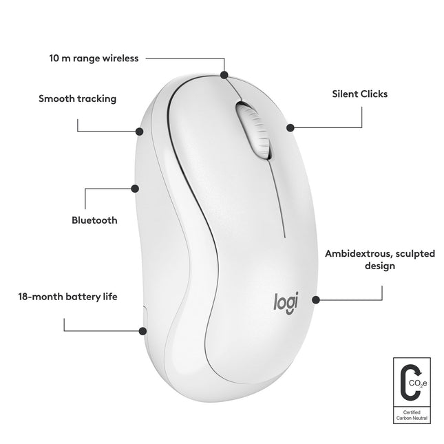 Mouse Logitech M240 for Business  | Inalámbrico | Bluetooth