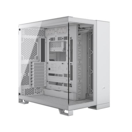 Case Gaming Corsair 6500X | Media Torre | Doble Cámara | Vidrio Templado | White