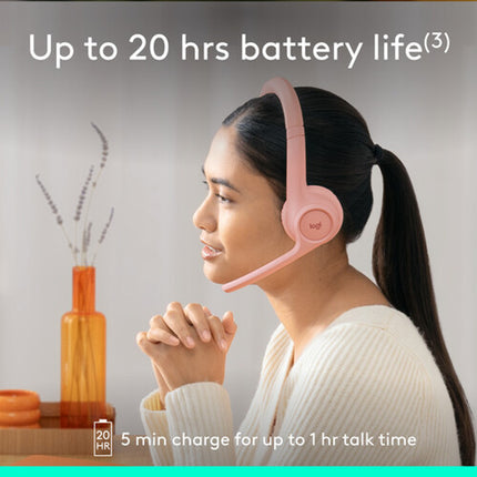 Headset Logitech Zone 300 | Inalámbrico | Bluetooth