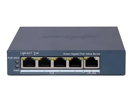 SWITCH HIKVISION 4 PUERTOS SMART POE DS-3E1505P-EI/M(O-STD) 301802989