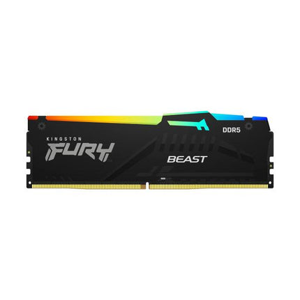 Memoria RAM Kingston FURY Beast RGB | 32GB | DDR5 4800MHz | KF548C38BBA-32 | Para PC Gamer