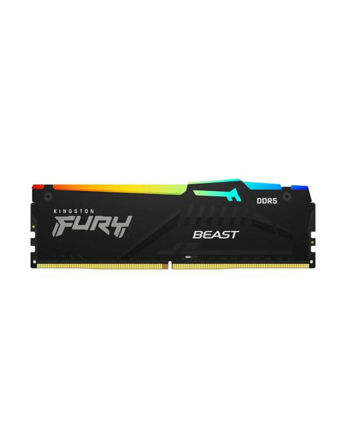 Memoria RAM Kingston FURY Beast RGB | 32GB | DDR5 4800MHz | KF548C38BBA-32 | Para PC Gamer