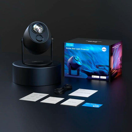 Proyector de Luz de Estrellas Govee H6093 | Smart RGBW + Aurora | 650 ft² Cobertura | Wi-Fi 2.4 GHz / Bluetooth