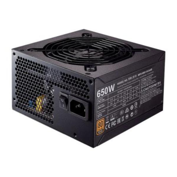 FUENTE DE PODER COOLER MASTER MWE BRONZE V3 650W FR A/US CABLE MPE-6501-ACAAW-3BUS