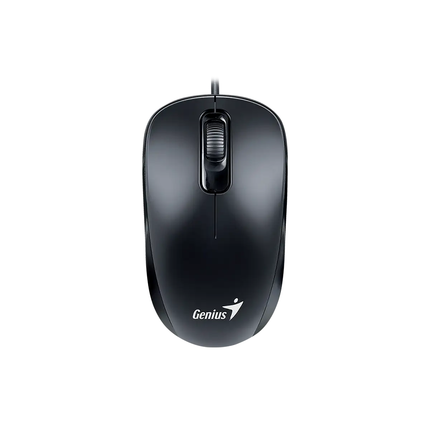 Mouse Genius DX-110 | Alámbrico USB-C | Sensor óptico 1200 DPI | Diseño ergonómico | Color Negro