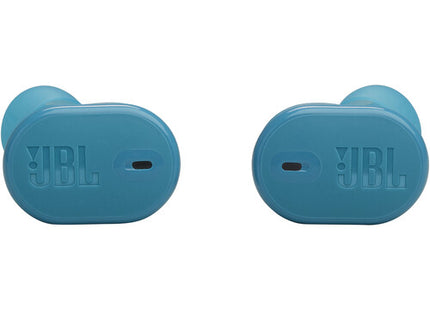 Estuche de carga JBL Tune Buds 2 abierto con audífonos en su interior