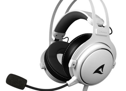 Headset Gaming Sharkoon Skiller SGH50 | 3.5 mm | White | Sonido Hi-Res | Micrófono desmontable
