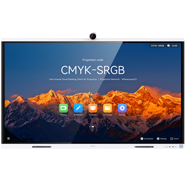 HUAWEI IdeaHub S2 86 pulgadas vista lateral