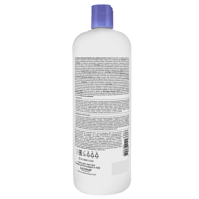 Alfaparf Milano Professional Real Rigen Acondicionador Nutritivo 1000 ml