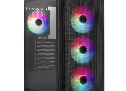 CASE GAMING RGB AEROCOOL DESIGNER-G-BK-V2 VENTILADORES 4 DE 120MM CON VIDRIO LATERAL Y MALLA FRONTAL ACCM-ES05143.11