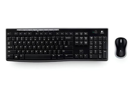 Teclado y Mouse Combo Inalámbrico Logitech MK270 | Diseño Compacto | Conexión USB