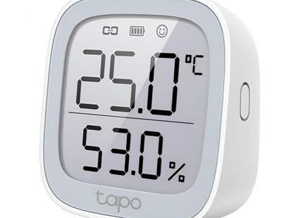 SENSOR DE HUMEDAD Y TEMPERATURA INTELIGENTE TP LINK T315 US AUTOMATIZACION DEL HOGAR BLANCO