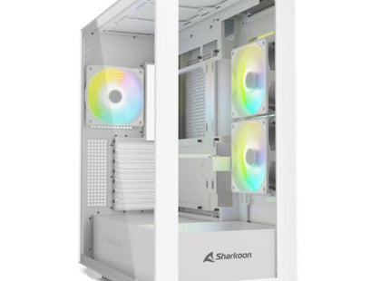 CASE GAMING RGB SHARKOON REBEL C60 MID TOWER VENTILADORES 4 DE 120MM CON VIDRIO LATERAL Y  FRONTAL 4044951040049