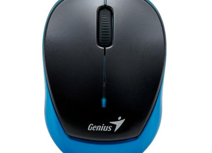 Mouse Genius RS2 Micro Traveler en uso sobre superficie mostrando tamaño compacto
