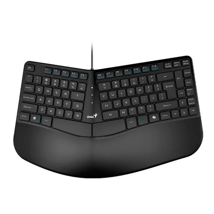 Teclado Genius ERGO KB-700 | Alámbrico USB | Español | Membrana | Diseño Ergonómico