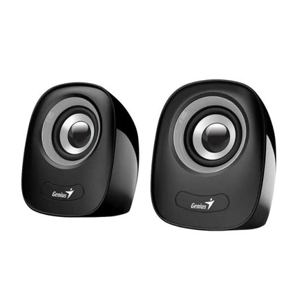 Parlante Genius RS2 SP-Q160 | Alámbrico 3.5mm | Sonido Estéreo | Compacto | Ideal para Escritorio