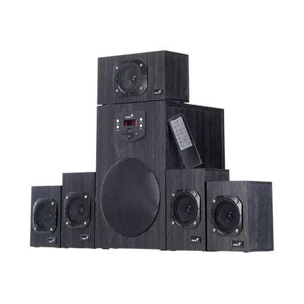 Sistema de Sonido 5.1 Genius RS2 SW-HF5.1 4500 II | 125W RMS | Subwoofer 6” | Control Remoto