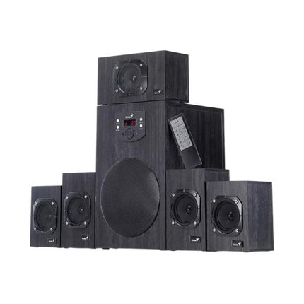 Sistema de Sonido 5.1 Genius RS2 SW-HF5.1 4500 II | 125W RMS | Subwoofer 6” | Control Remoto