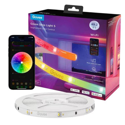 Luces Govee H612A Basic | Wi-Fi + Bluetooth | RGBIC | Revestimiento Protector | 5 Metros