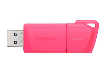 Memoria USB Kingston DataTraveler Exodia M KC-U2L128-7LN | 128GB | USB 3.2 Gen 1 | Neon Rosa