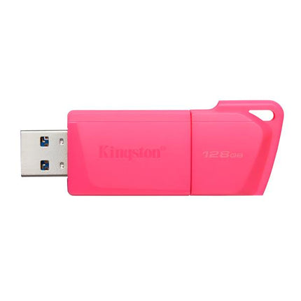 Memoria USB Kingston DataTraveler Exodia M KC-U2L128-7LN | 128GB | USB 3.2 Gen 1 | Neon Rosa