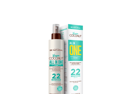 Tratamiento Virgin Coconut Placent Life Todo en Uno | 250ml | Para cabello maltratado y seco