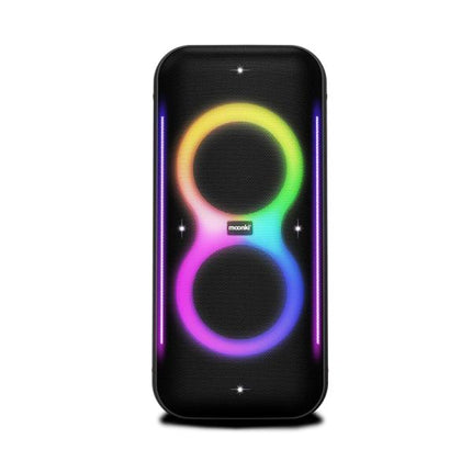 Parlante RGB Moonki Bossa Max Bluetooth | 2.0 Estéreo | 60W RMS | Luces LED | Batería Recargable