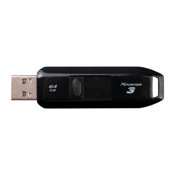 Memoria USB Patriot Xporter 3 | 64GB | USB 3.2 | Type-A | PSF64GX3B3U | Negro