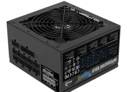 FUENTE DE PODER AEROCOOL INTEGRATOR GOLD 1000W 80 PLUS GOLD FULL MODULAR ATX ACPG-IMK0FUC.31