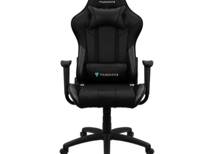 Silla gamer ThunderX3 EC3 negra con respaldo ergonómico y reposabrazos ajustables