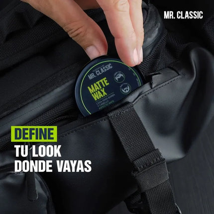 Cera Capilar Mr. Classic Matte Wax Placent Life | 60g | Fijación fuerte con acabado mate para peinados definidosCera Capilar Mr. Classic Matte Wax Placent Life | 60g | Fijación fuerte con acabado mate para peinados definidos