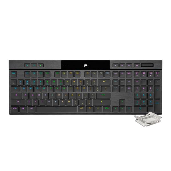 Teclado Gaming RGB Corsair K100 Air | Mecánico | Inalámbrico Bluetooth | Inglés