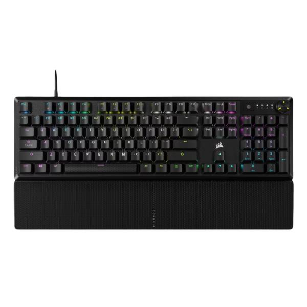 TECLADO GAMING RGB CORSAIR K70 CORE MECÁNICO ALÁMBRICO USB INGLÉS SWITCH ROJO CH-910981E-NA
