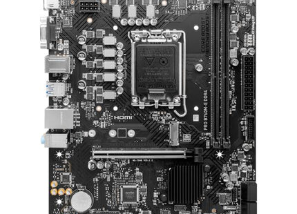 Empaque original tarjeta madre MSI PRO B760M-E con accesorios