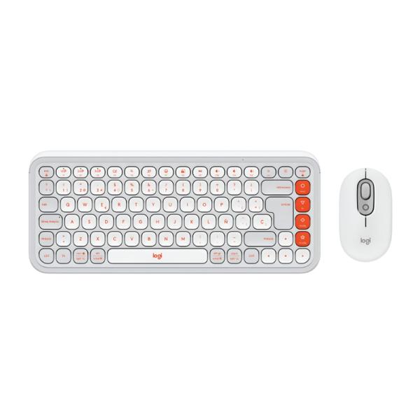 Teclado y Mouse Logitech POP Combo | Inalámbrico | Bluetooth | Diseño Compacto | Español
