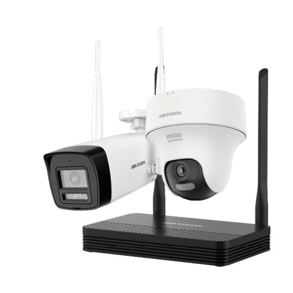 KIT CÁMARAS IP HIKVISION DS-J142(STD)/NKS422W02H BULLET 2MP 301501845