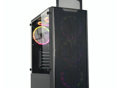 Case Gaming X-Lion H8-675 | Panel Lateral Vidrio Templado | 3 Ventiladores RGB | USB 3.0 | Audio HD