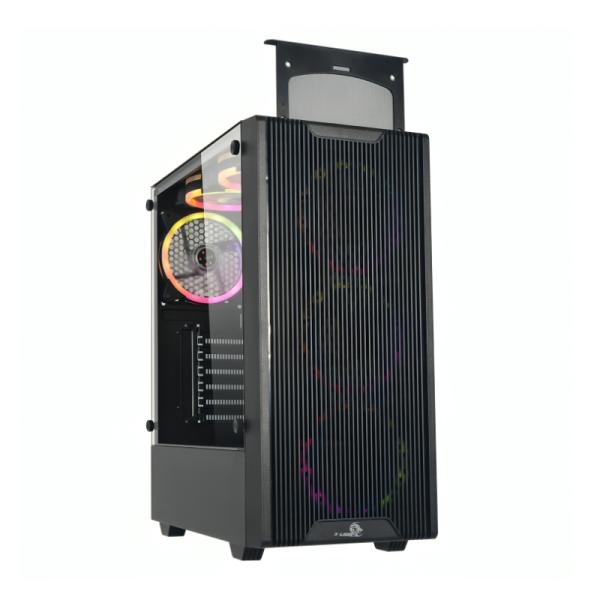 Case Gaming X-Lion H8-675 | Panel Lateral Vidrio Templado | 3 Ventiladores RGB | USB 3.0 | Audio HD