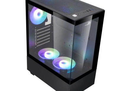 CASE GAMING X-LION HX-650 E010-166 PANEL LATERAL DE VIDRIO TEMPERADO +3. ABANICOS ARGB + 2X USB 2.0 + USB 3.0 + AUDIO HD