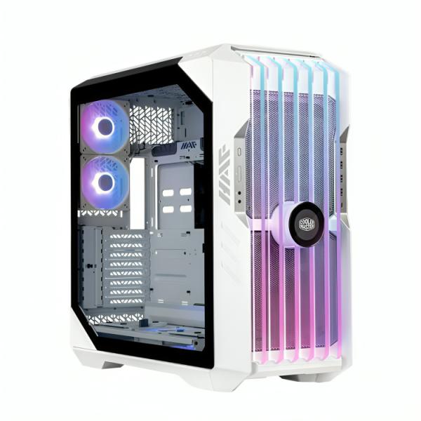 CASE GAMING RGB COOLER MASTER HAF 700 EVO ATX VIDRIO TEMPLADO 4 VENTILADORES 2 VENTILADORES FRONTALES Y 2 POSTERIORES H700E-WGNN-S00