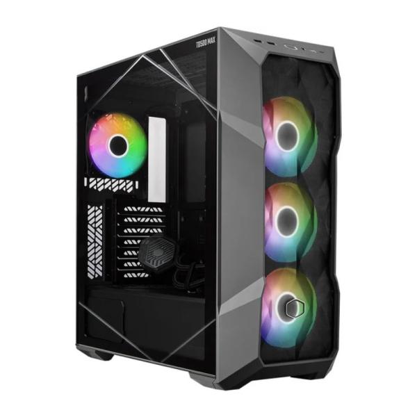 CASE GAMING RGB COOLER MASTER TD500 MAX ATX VIDRIO TEMPLADO 3 VENTILADORES FRONTALES Y 1 POSTERIOR TD500V2-MGNN85-SL0