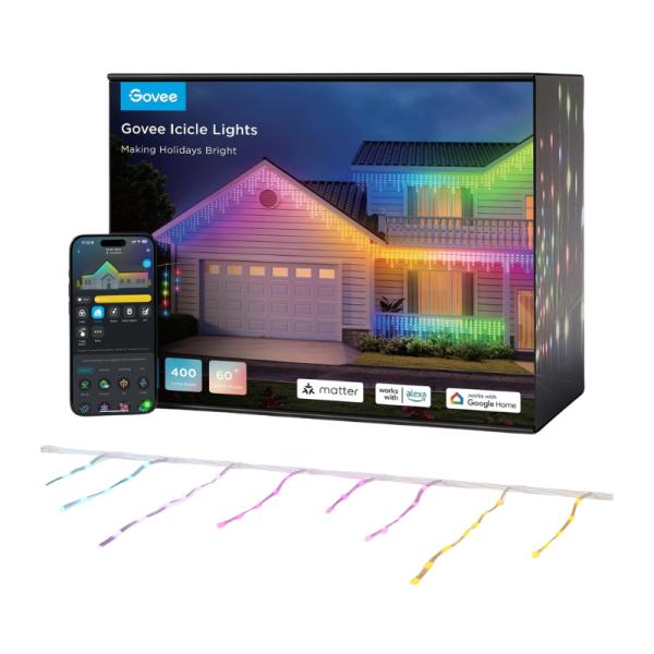 Luz Navideña Inteligente Govee H70D11D1 | Cadena 10 m | Wi-Fi + Bluetooth | Exterior IP65