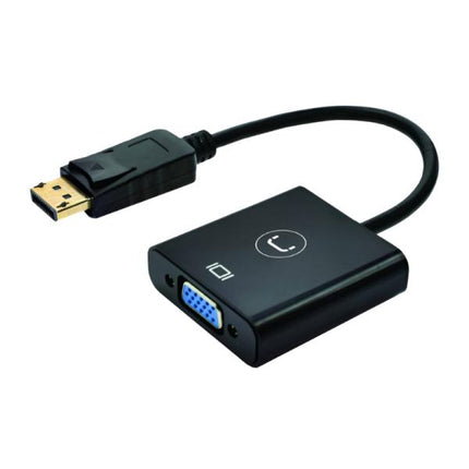 Adaptador UNNO AD3006BK | DisplayPort a VGA | Negro