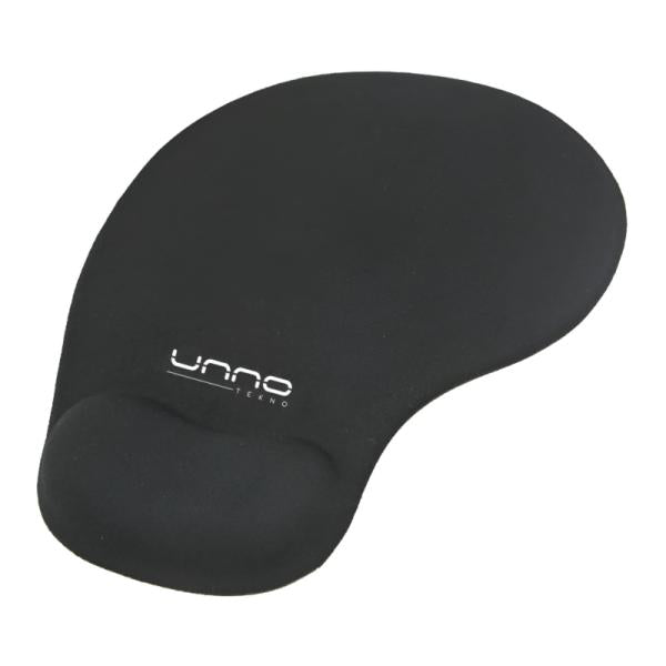 Mouse Pad UNNO TEKNO MP6001BK | 19x23cm | Microfibra | Ergonómico