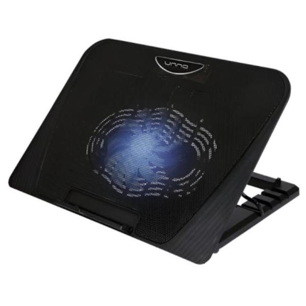 Base Enfriadora UNNO TEKNO NC6130BK | Para Laptop | Ventiladores Silenciosos | USB