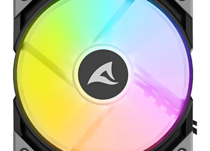 Abanico Gaming ARGB Sharkoon Rebel F50 | 120 mm | PWM | Iluminación Direccionable | Silencioso