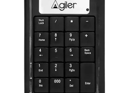 TECLADO NUMÉRICO AGILER MEMBRANA ALÁMBRICO INGLÉS AGI-9823
