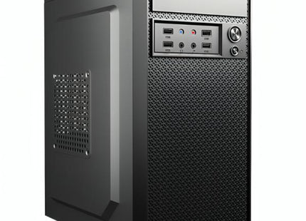 Case Eagle Warrior CM24KTRA001C negro vista frontal con vidrio templado