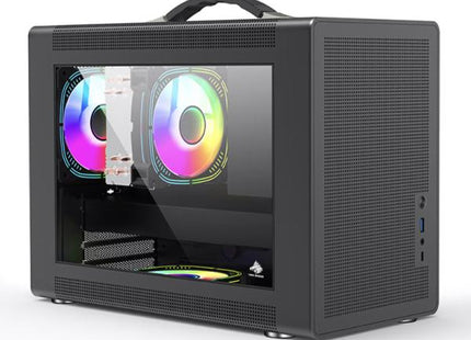 Case Gaming Eagle Warrior CG10Z7RA001C | Micro ATX | Frontal Mesh | Vidrio Templado
